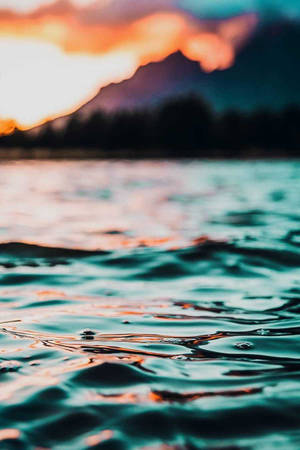 Imagine de fundal cu apa liniștită a oceanului. — Ocean Fundal