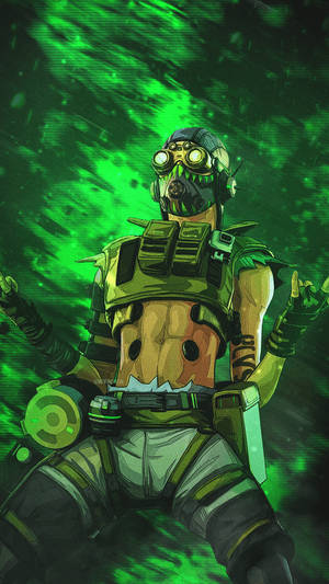 Apex Legends Octane tematică verde