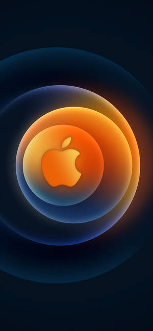 Fond de ecran logo Apple orbs iPhone 12 — iPhone 12 Fundal