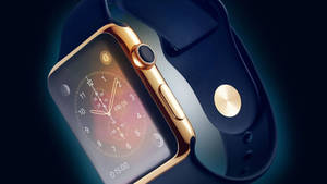Apple Watch rama de aur luxoasa wallpaper — Apple Watch Fundal