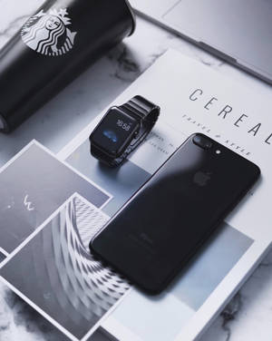 Fond de ecran Apple Watch și iPhone Jet Black — Apple Watch Fundal