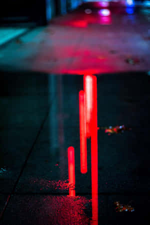 Fundal Neon City — Honor MagicPad 3 Fundal