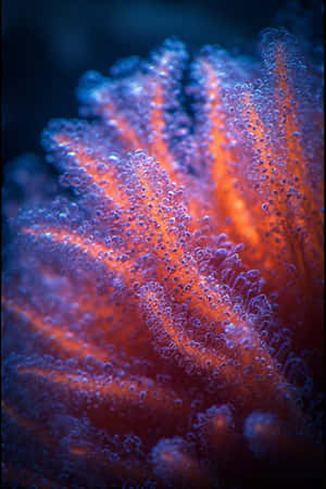 fotografie macro, subacvatic, uluitor, aproape, vibrant, acvatic, ocean, recif — iPhone 4 Fundal
