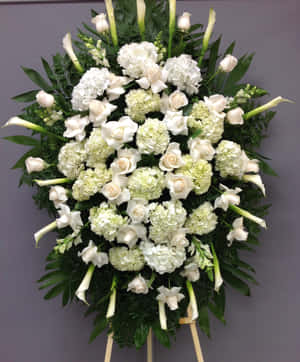Imagini cu Aranjamente Florale Funerare — Galaxy Z Fold 5 Fundal