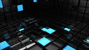 Fundal de artă 3D cool cu cuburi