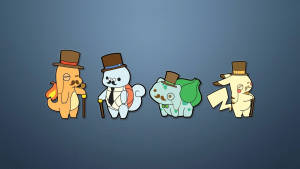 Tapet cu Artă Amuzantă cu Pokemon Anime — Pokemon cool Fundal