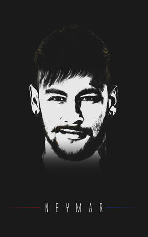 Artă Digitală Neymar Jr — Lenovo ThinkTab X11 Gen 1 Fundal