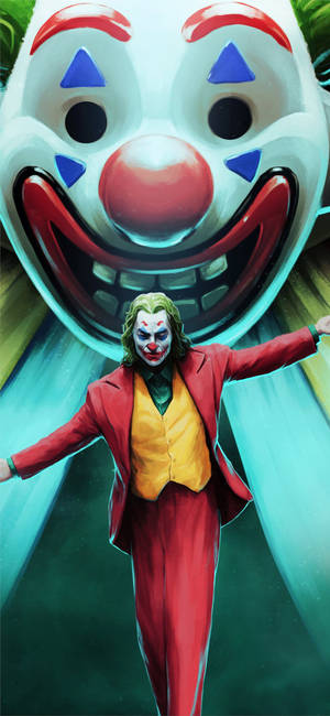 Fond de ecran ilustrație artistică Joker 2019 — iPhone 12 Pro Max Fundal