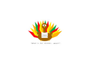 Artă drăguță cu curcan de Ziua Recunosținței — Thanksgiving drăgut Fundal