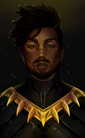 Artă Erik Killmonger Wallpaper — Lenovo Tab Fundal