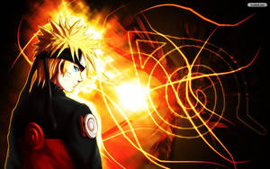 Artă estetică aurie cool Naruto — Cool naruto GIF Fundal