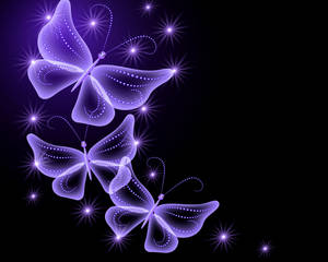 Artă estetică fluturi violet închis — Fluture estetic Fundal