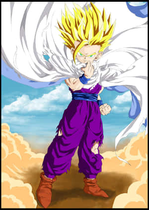 Teen Gohan — Dragon ball z GIF Fundal