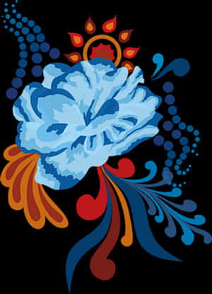 Artă florală abstractă