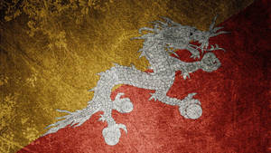 Artă japoneză dragon roșu și galben PC