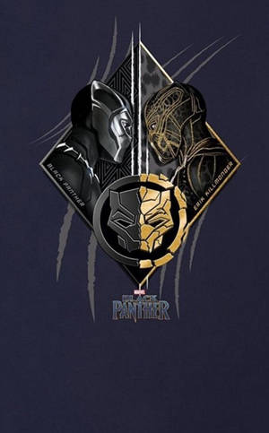 Fond de ecran Artă Killmonger și Black Panther — Redmi Pad 2 Fundal