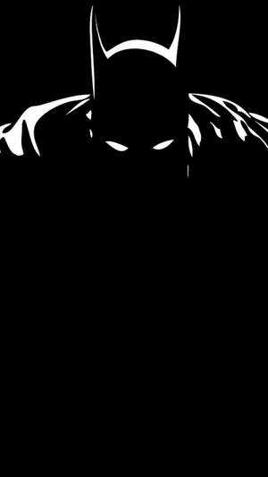 Fundal cu artă minimalistă Batman
