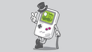 Tapet parodic antropomorf Game Boy