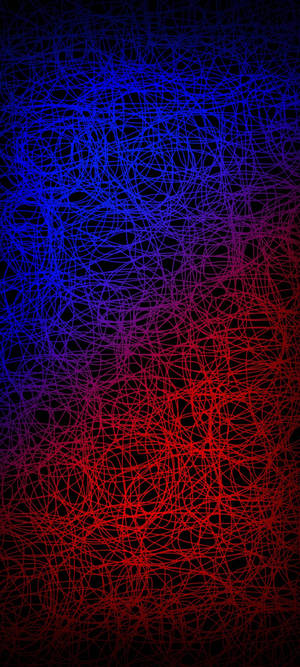 Fond de ecran artă scribbled roșu și albastru — iPhone 15 Pro Max Fundal