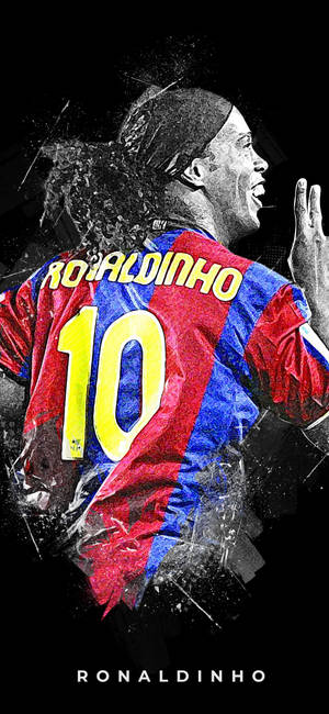 Fond de ecran Artă Simplă Ronaldinho — iPhone Air Fundal