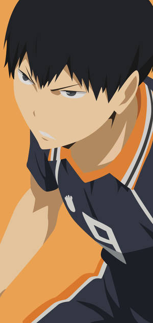 Tobio Kageyama vector art wallpaper — iPhone 11 Pro Max Fundal