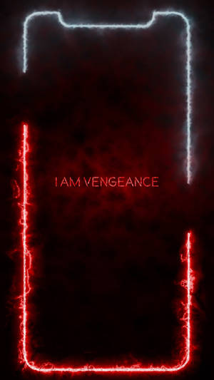 Fundal artă vengeance pentru iPhone 13 Pro Max — Estetic pentru iPhone Fundal