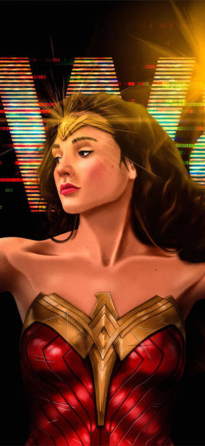 Fond de ecran Artă Wonder Woman 1984 Gal Gadot — iPhone 17 Pro Fundal