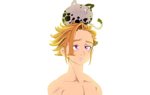 Arthur Pendragon cu Excalibur în Seven Deadly Sins — Steam Deck OLED Fundal