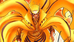 Naruto Modul Baryon Portocaliu — Modul baryon naruto Fundal