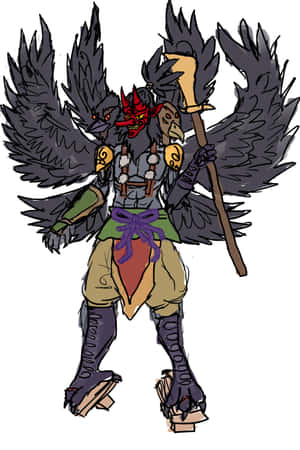Artwork Tengu Mesmerizant — iPhone Duo Fundal