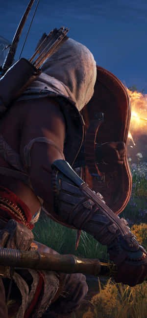 Fond Iphone X Assassin's Creed Origins — HMD Luma Fundal