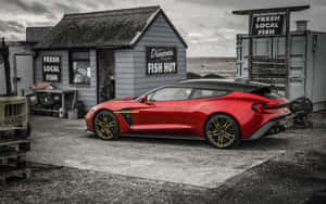 Aston Martin Vanquish într-un Peisaj Fascinant — 2560x1600 Fundal