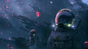 Fundal HD 1366x768 — Spațiu cosmic GIF Fundal