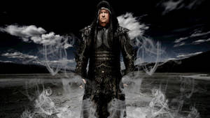 Wallpaper poster dramatic de lupte negre — Studio Display Fundal