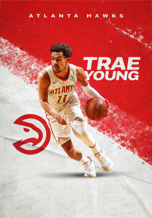 Wallpaper Atlanta Hawks Trae Young — Oppo Pad 5 Mat Display Fundal