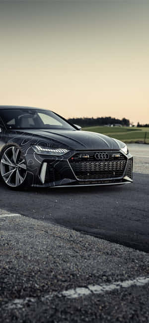 Audi impresionant parcat într-un mediu urban — Infinix Zero 30 Fundal