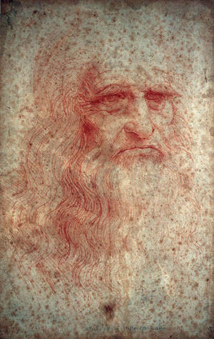 Fond de ecran Autoportret Leonardo Da Vinci — Galaxy Tab S10 Lite Fundal