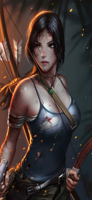 Iphone X Shadow Of The Tomb Raider Background — Galaxy M06 Fundal