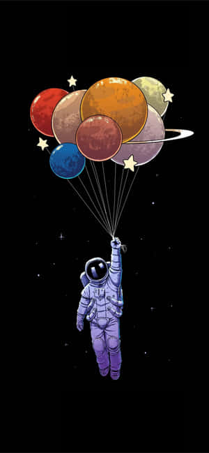 Astronaut Iphone — iPhone 16 Pro Max Fundal
