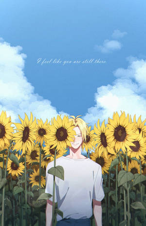 Banana Fish Ash Lynx Floarea Soarelui wallpaper — Moto Pad Fundal