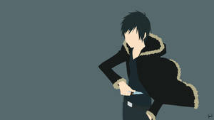 Bărbat cu Jachetă Anime Minimalist
