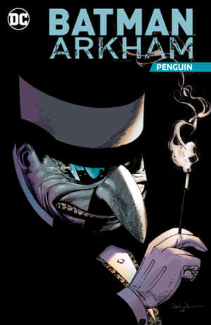 Batman îl confruntă pe Penguin într-o confruntare epică — Honor MagicPad4 Fundal