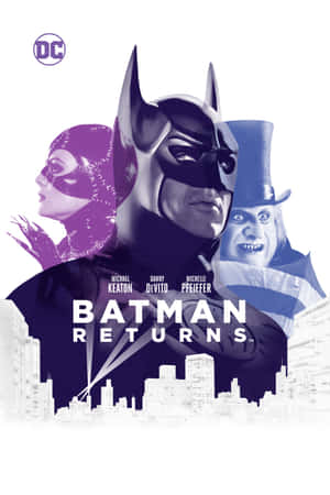 Batman îl confruntă pe The Penguin într-o bătălie palpitantă — POCO Pad Fundal