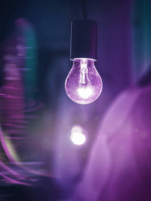 Bec estetic neon violet — Violet neon estetic Fundal