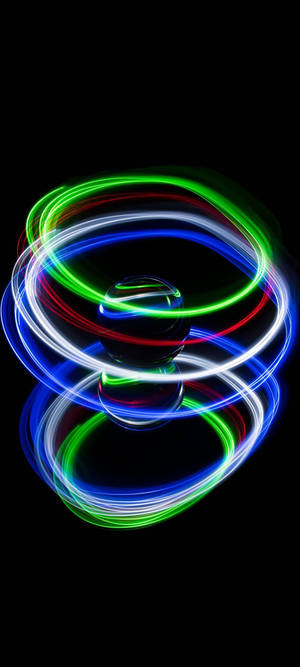 Bilă 3D Neon Phone — Samsung Galaxy S20 Fundal