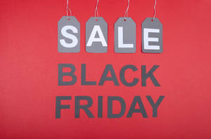 Fond de ecran Black Friday vânzare roșu — 3:2 Fundal