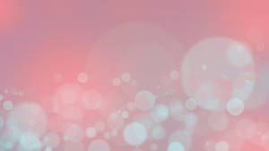 Bokeh Pastel Roz Solid