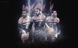 Tapet Bradley Beal efect de lumină — Neutru Fundal