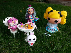 Bratz estetică într-un picnic în grădină wallpaper — Estetică Bratz Fundal