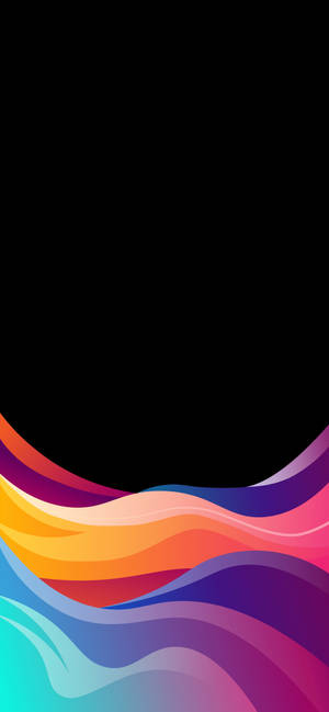 iPhone XR wallpaper of colorful pastel abstract waves — iPhone Xr Fundal